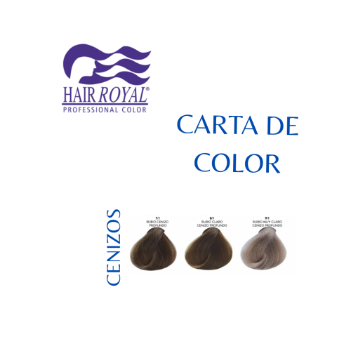 HAIR ROYAL – CARTA DE COLOR – CENIZOS