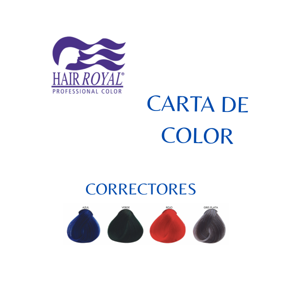 HAIR ROYAL – CARTA DE COLOR – CORRECTORES