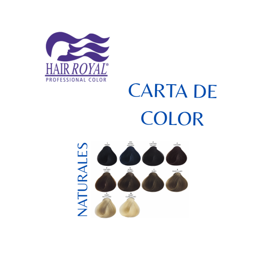 HAIR ROYAL - CARTA DE COLOR - NATURALES