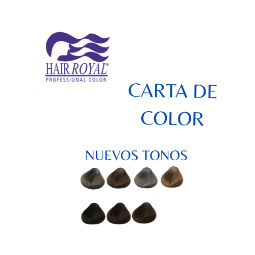 HAIR ROYAL – CARTA DE COLOR – NUEVOS TONOS