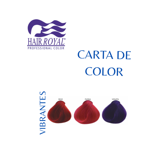 HAIR ROYAL – CARTA DE COLOR – VIBRANTES