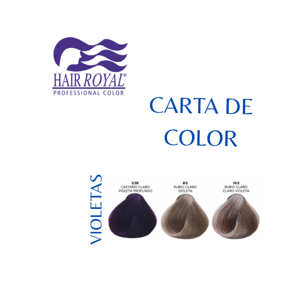 HAIR ROYAL – CARTA DE COLOR – VIOLETAS